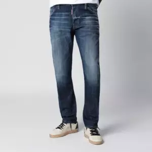Dsquared2 Blue washed-effect jeans