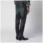 Dsquared2 Slim black washed jeans with distressed details