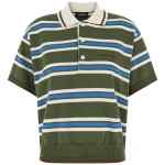 Dsquared2 Striped Knit Polo Shirt