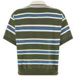 Dsquared2 Striped Knit Polo Shirt