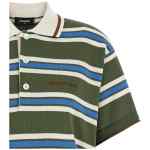 Dsquared2 Striped Knit Polo Shirt