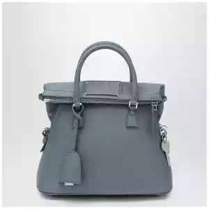 Maison Margiela 5AC classique mini bag in blue-grey