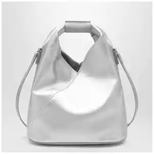 MM6 Maison Margiela Japanese Crossbody Bag silver eco leather
