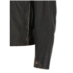 Mm6 Maison Margiela Antiqued Leather Jacket