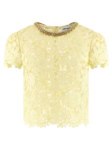 Self-Portrait Self Portrait Yellow Lace Top