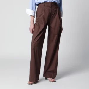 TheLatest Brown cotton trousers