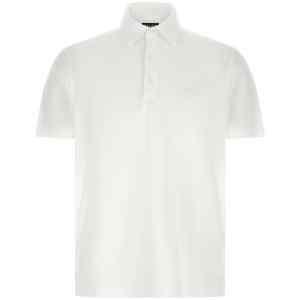 Zegna Piqué Cotton Polo Shirt