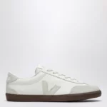 VEJA Volley sneakers in white leather and light beige suede