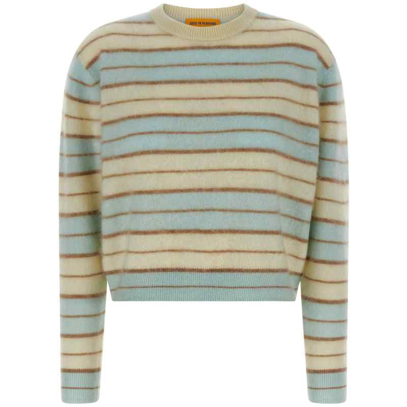 Guest In Residence Grizzly Stripe Crew Sweater