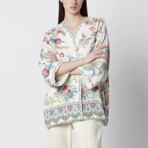 ETRO Kesa in cotton-blend mat fabric