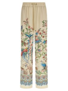 Etro Flora And Fauna Printed Trousers