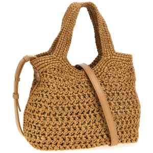 Tod's Small Raffia Shopping Bag
