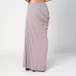 Dries Van Noten Pink long draped skirt