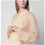 Alberta Ferretti Semi-sheer beige shirt
