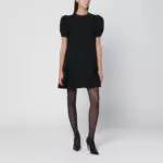 Moschino Black mini dress with pleats
