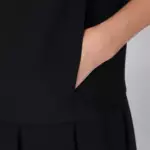 Moschino Black mini dress with pleats