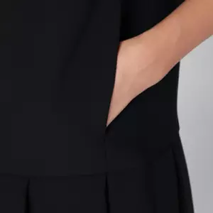 Moschino Black mini dress with pleats