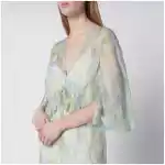 Alberta Ferretti Long dress with floral pattern
