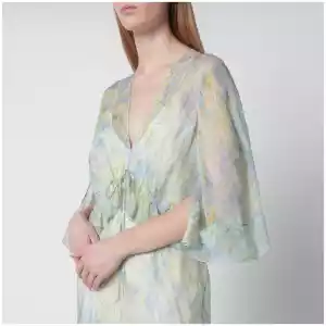 Alberta Ferretti Long dress with floral pattern
