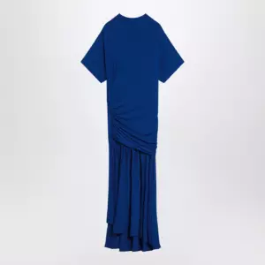 Ferragamo Long blue dress with draping