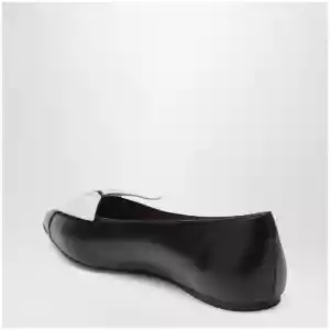 Ferragamo Soft bow ballerina flats Black/Mascarpone