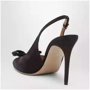 Ferragamo Vara bow slingbacks Dark Brown