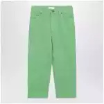 Versace Pastel green Capri jeans