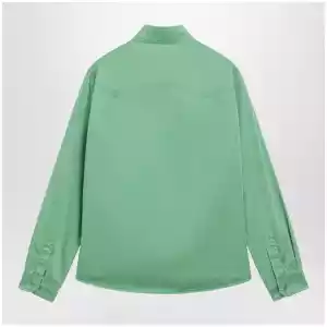 Versace Green cotton shirt