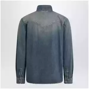 Versace Vintage blue denim shirt