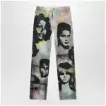 Versace Straight jeans with The Party print