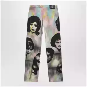 Versace Straight jeans with The Party print