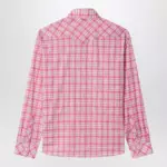 Versace Slim-fit cotton poplin check shirt