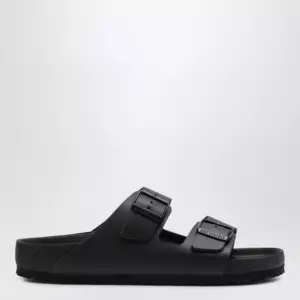 Birkenstock Black Arizona slides in EVA and natural leather