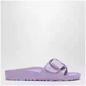 Birkenstock Madrid Big Buckle purple EVA slides