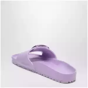 Birkenstock Madrid Big Buckle purple EVA slides