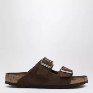 Birkenstock Brown Arizona slides with soft footbed in suede