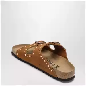 Birkenstock Arizona Rivet slides in suede leather with studs