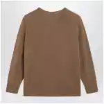 The Row Noler crewneck cashmere sweater in camel