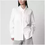 Dries Van Noten White button-down cotton shirt