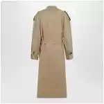The Row Dester double-breasted cotton-cashmere trench in sand