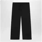 The Row Low-rise relaxed-fit cotton poplin trousers in black
