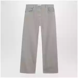 The Row Finbar cotton jeans in smoke grey