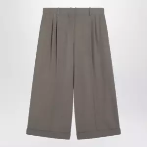 The Row Dust cropped wool trousers