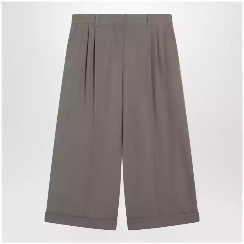 The Row Dust cropped wool trousers