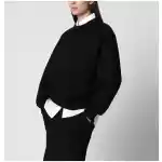 Dries Van Noten Black viscose-blend sweatshirt