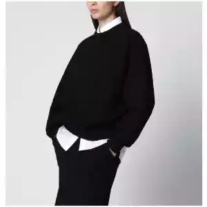 Dries Van Noten Black viscose-blend sweatshirt