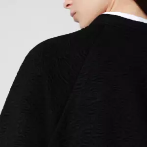 Dries Van Noten Black viscose-blend sweatshirt