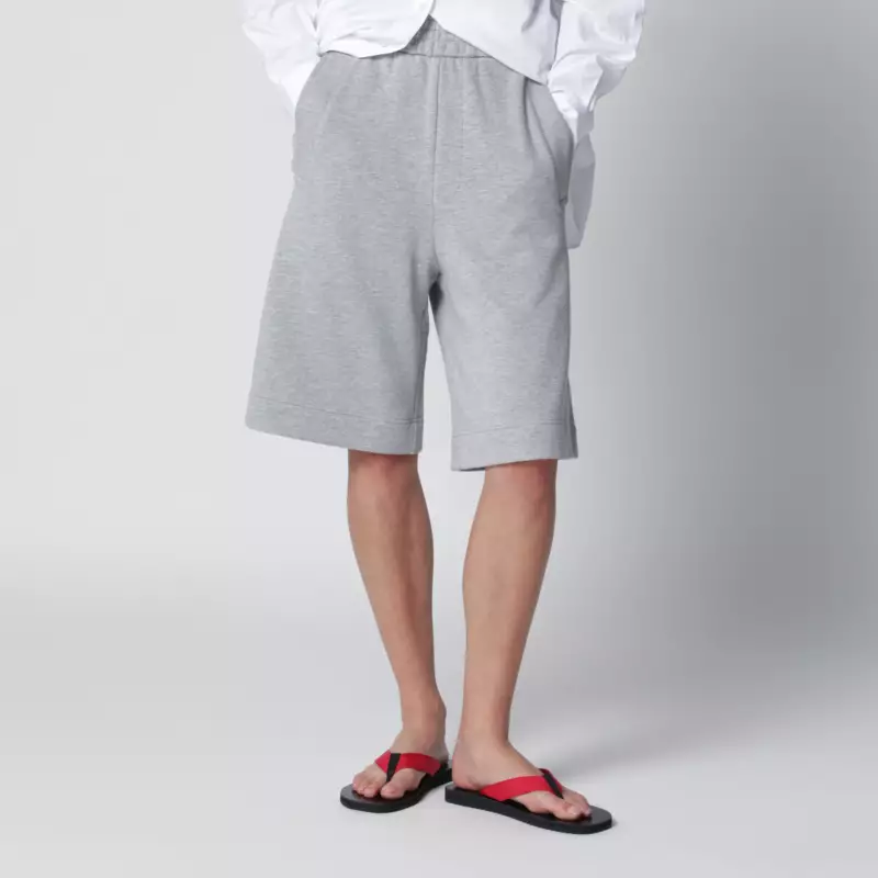 Dries Van Noten Grey cotton shorts