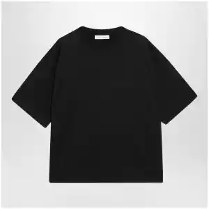 Fear of God Essentials Classic vintage black cotton T-shirt