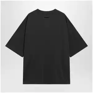 Fear of God Essentials Campus 90s T-shirt in heavy cotton, faded black